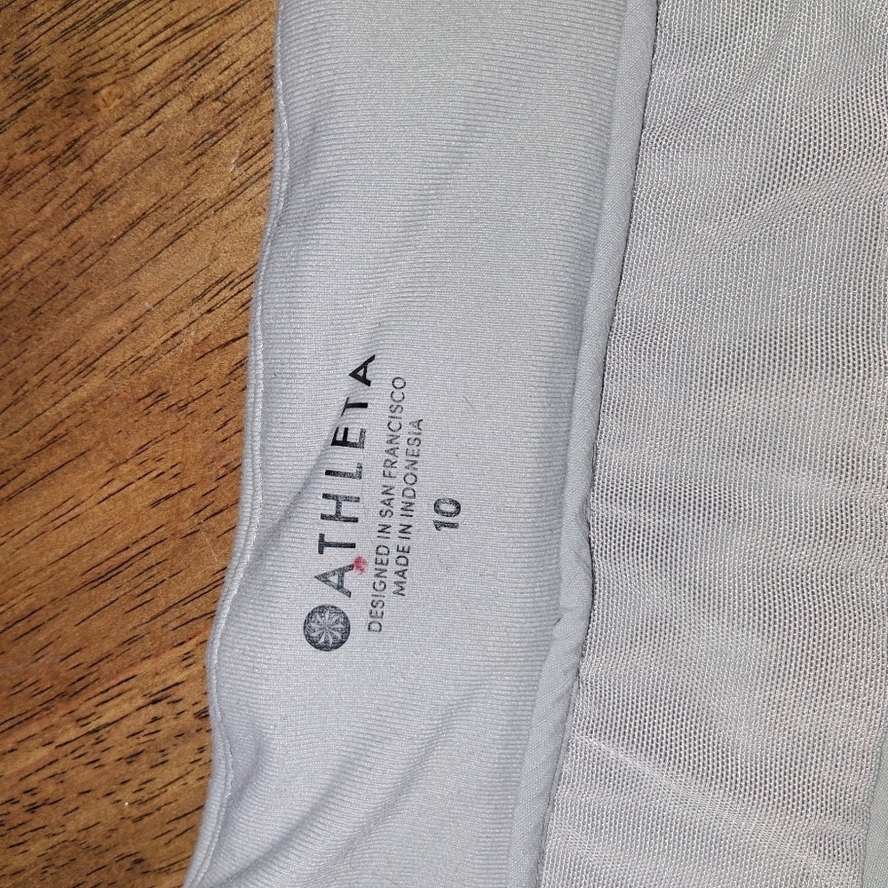 Athleta Trekkie Jogger 2.0 Pants Gray Beige UPF 50+ Rip Stop Gorp Core 10 - Picture 6 of 7